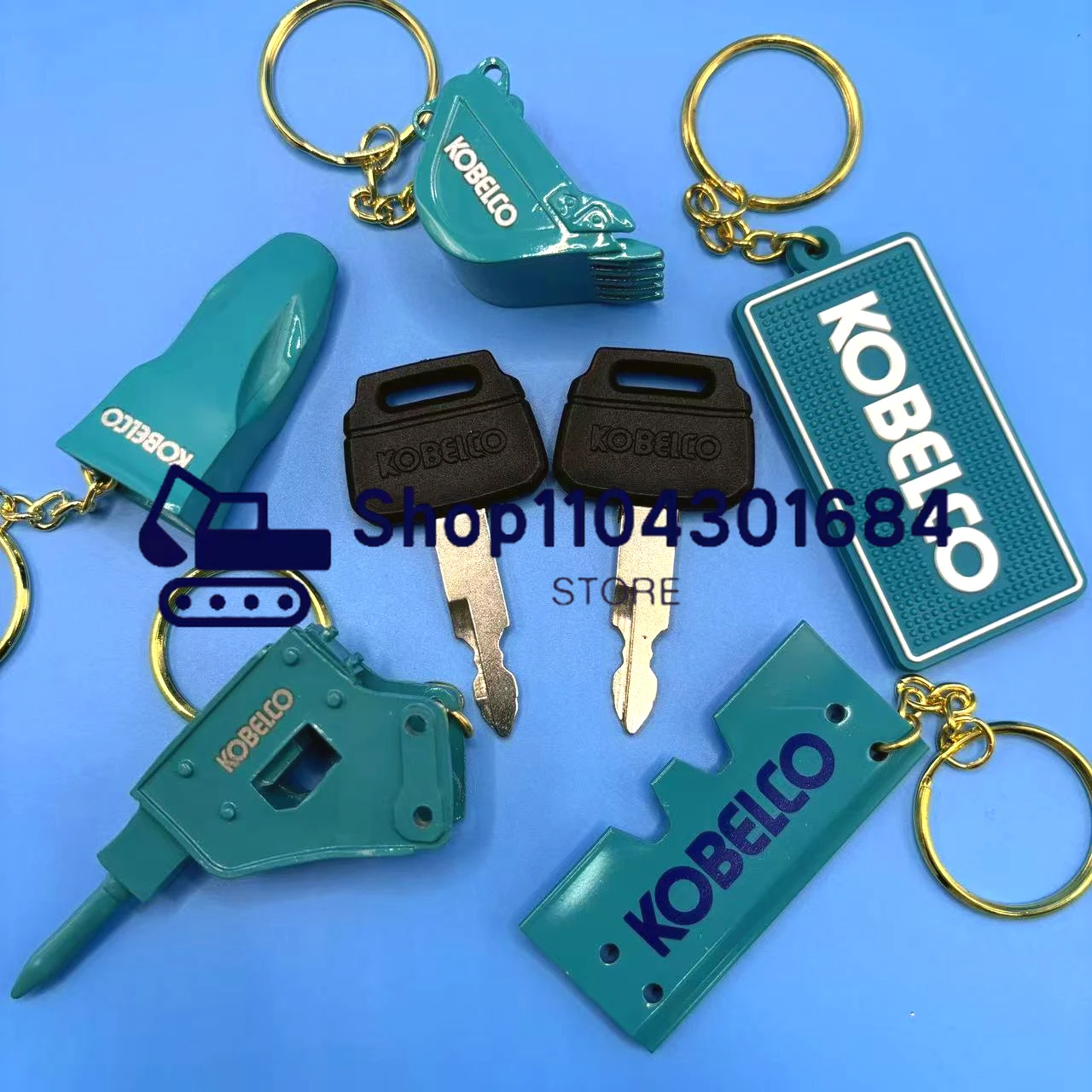 Heavy Equipment Excavator - Llave K250 para excavadora Kobelco, llavero