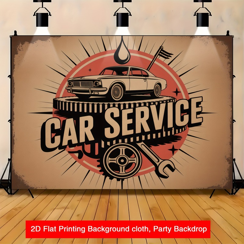 Gran cartel retro para taller  - Heavy Equipment Sign reseña y precio