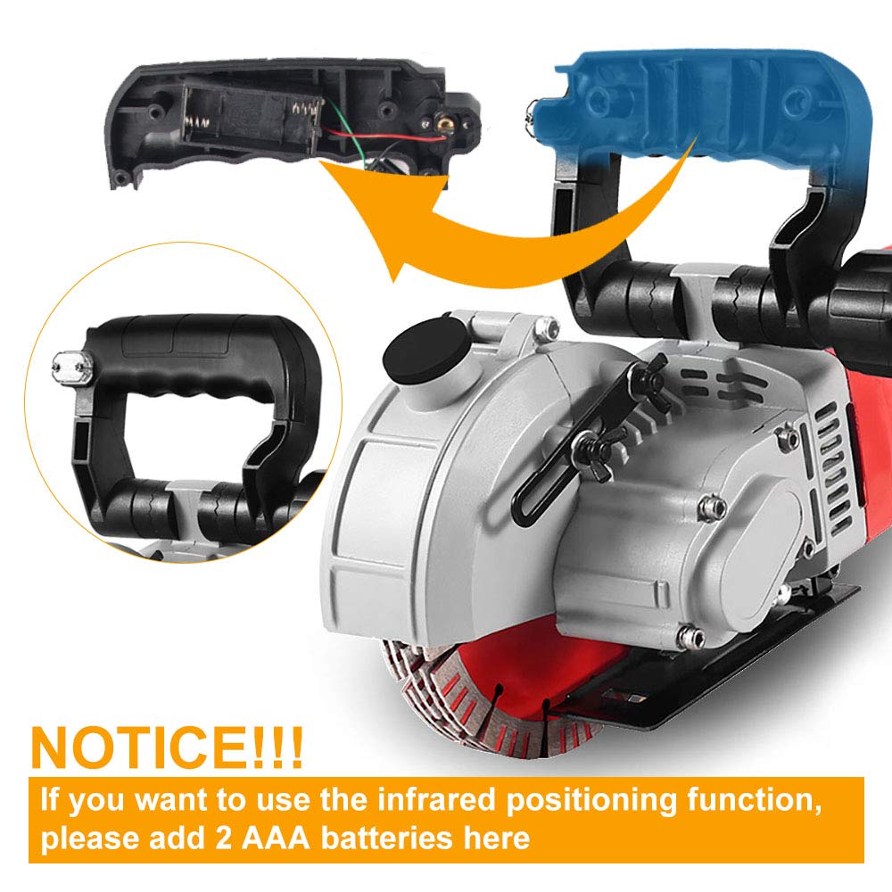 Máquina ranuradora de pared, c - Electric Concrete Cutter reseña y precio