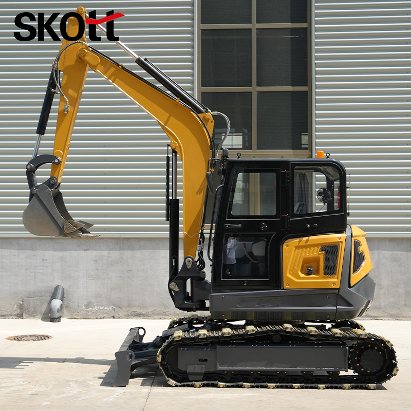 Excavadora de orugas pequeña e - Heavy Equipment Excavator reseña y precio