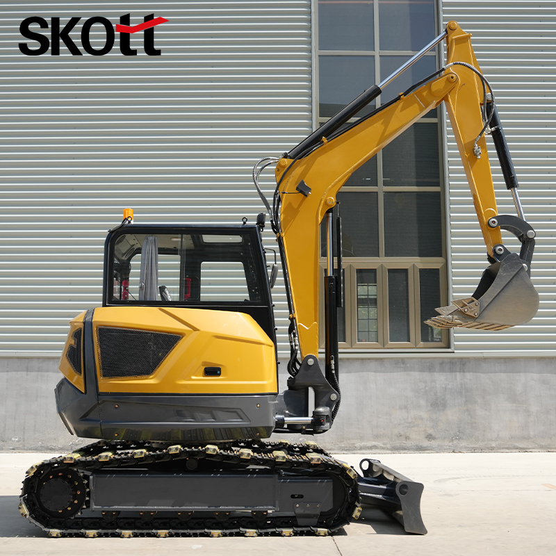 Excavadora de orugas pequeña e - Heavy Equipment Excavator reseña y precio